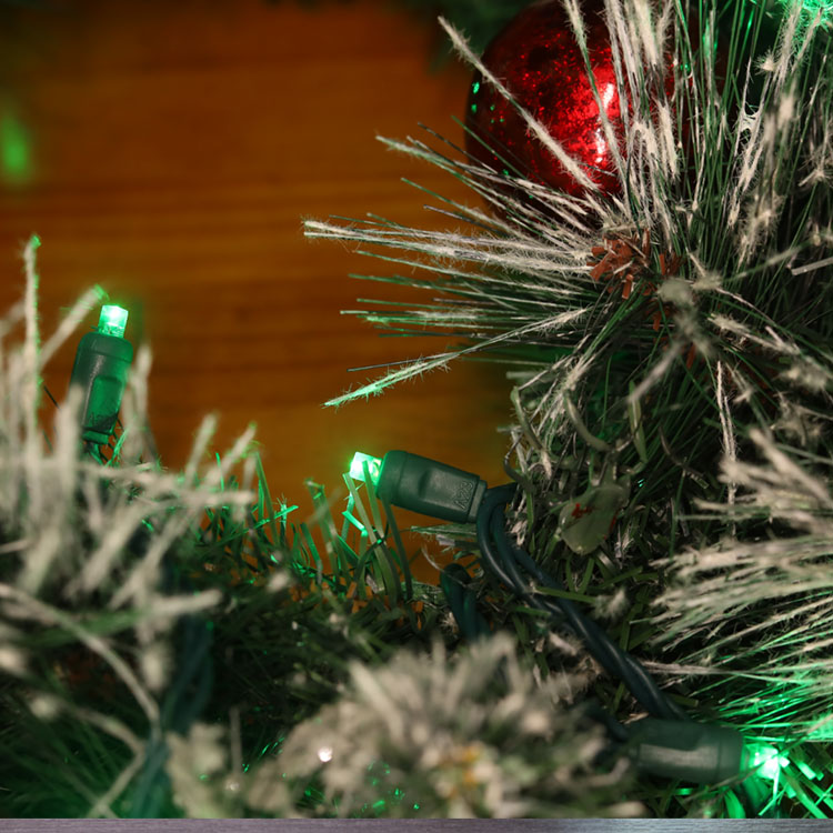 la mini secuencia granangular de 5MM LED enciende la luz verde del LED para la UL de la decoración de la Navidad certificada