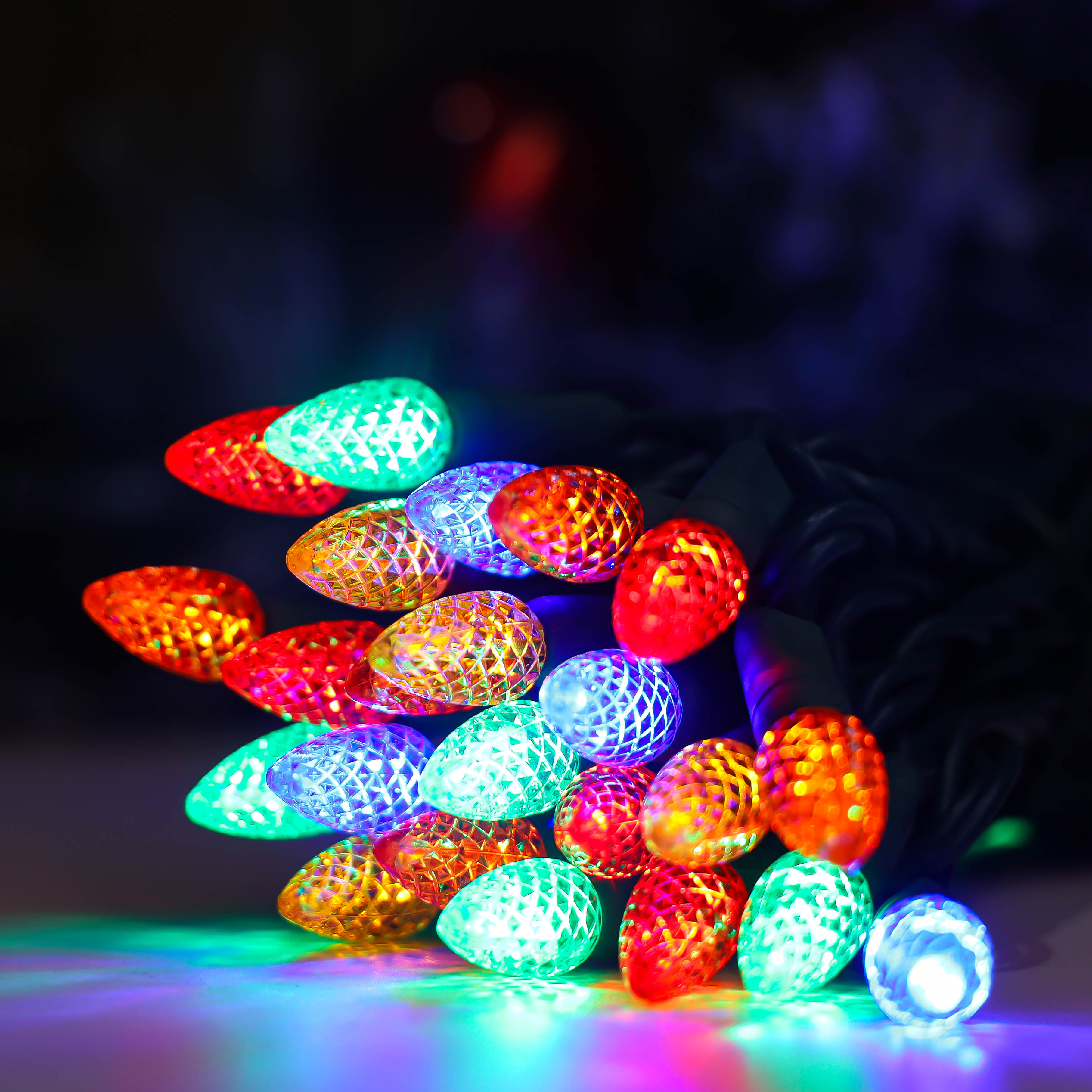 La secuencia de la UL C3 LED enciende la luz de Navidad del multicolor al aire libre