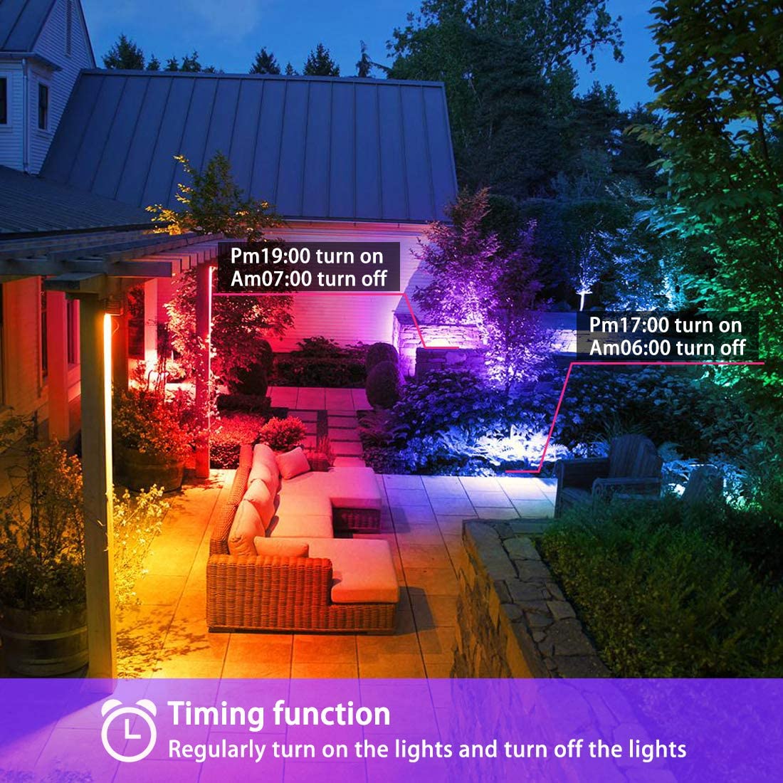 Luces de inundación LED RGB de 35W