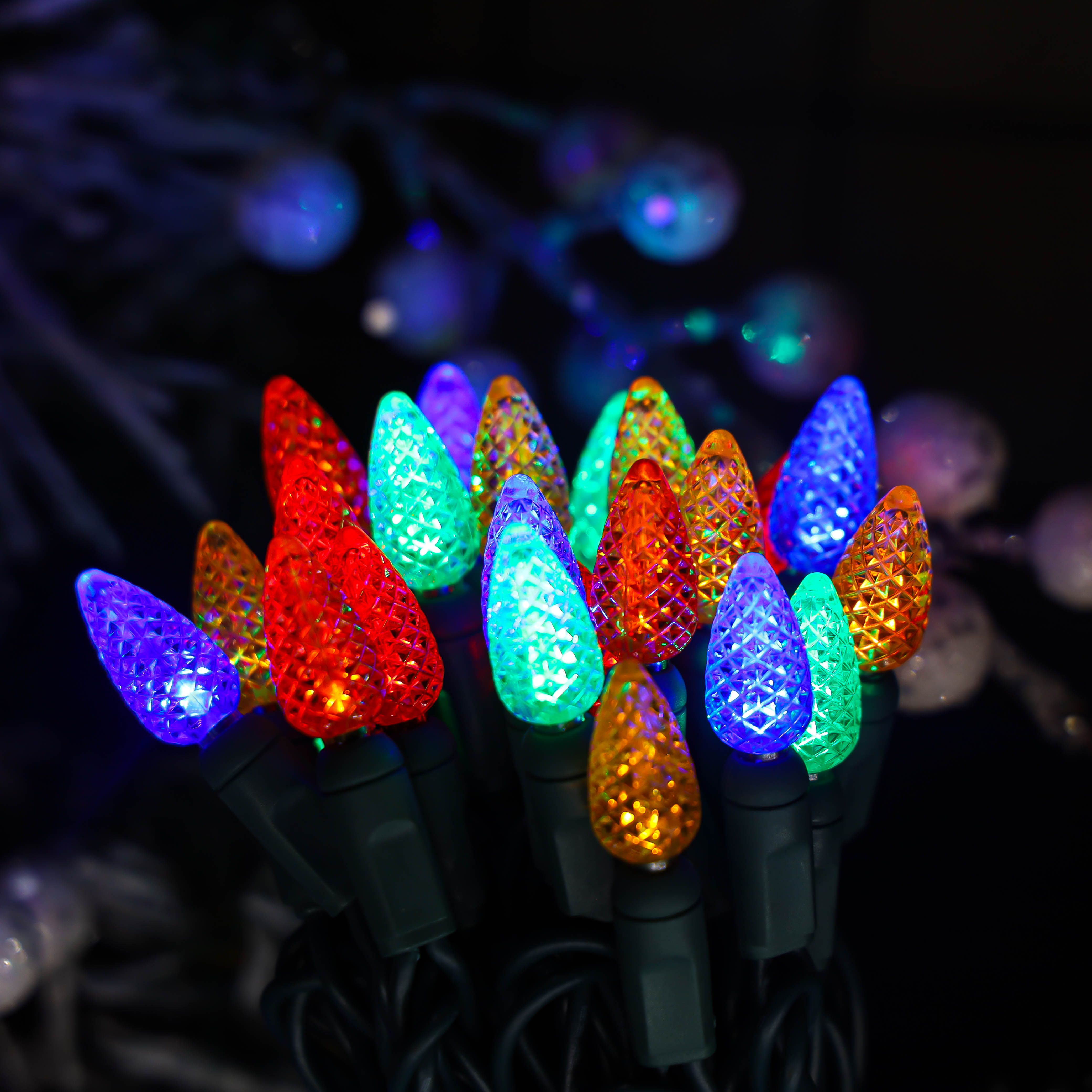 La secuencia de la UL C3 LED enciende la luz de Navidad del multicolor al aire libre