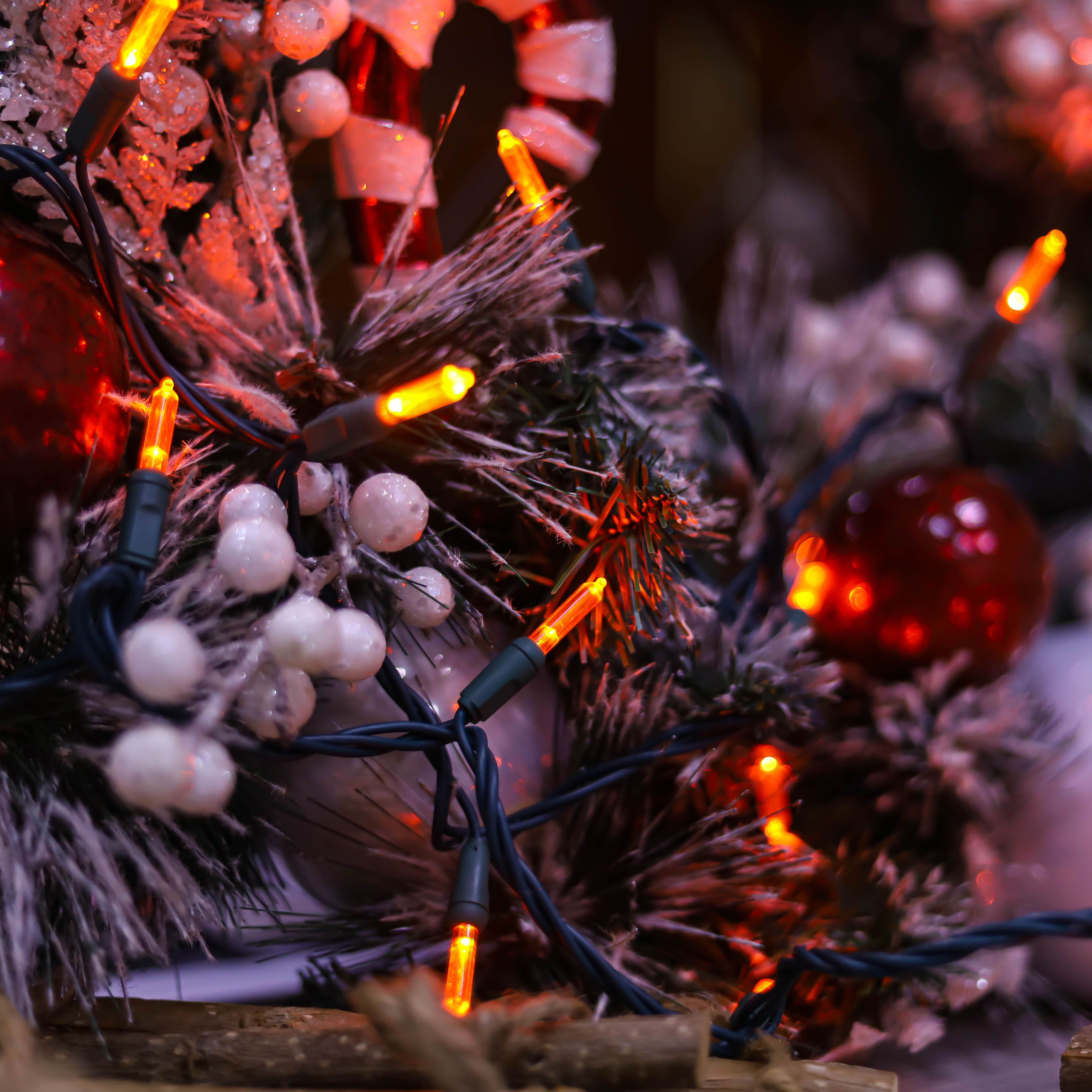 T5 Ul Orange Christmas LED Lights Lights