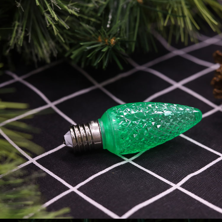 Prenda impermeable verde de la UL del bulbo de la Navidad de los bulbos del reemplazo de C9 Minleon LED