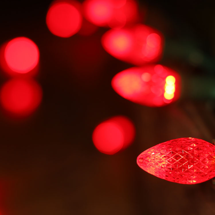 Bombillas de repuesto LED rojas impermeables para interiores y exteriores