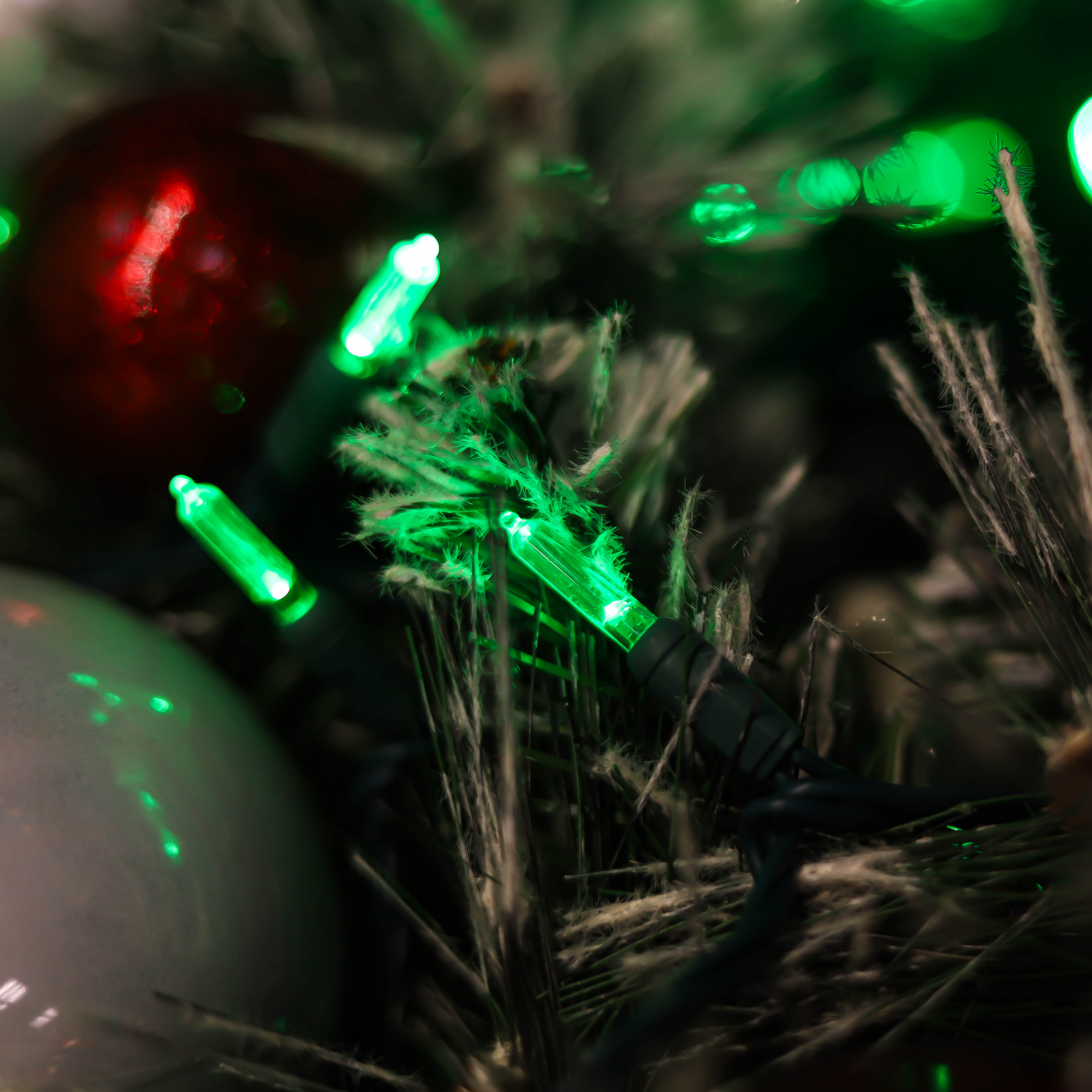 UL T5 luces de cuerda LED de Navidad verde