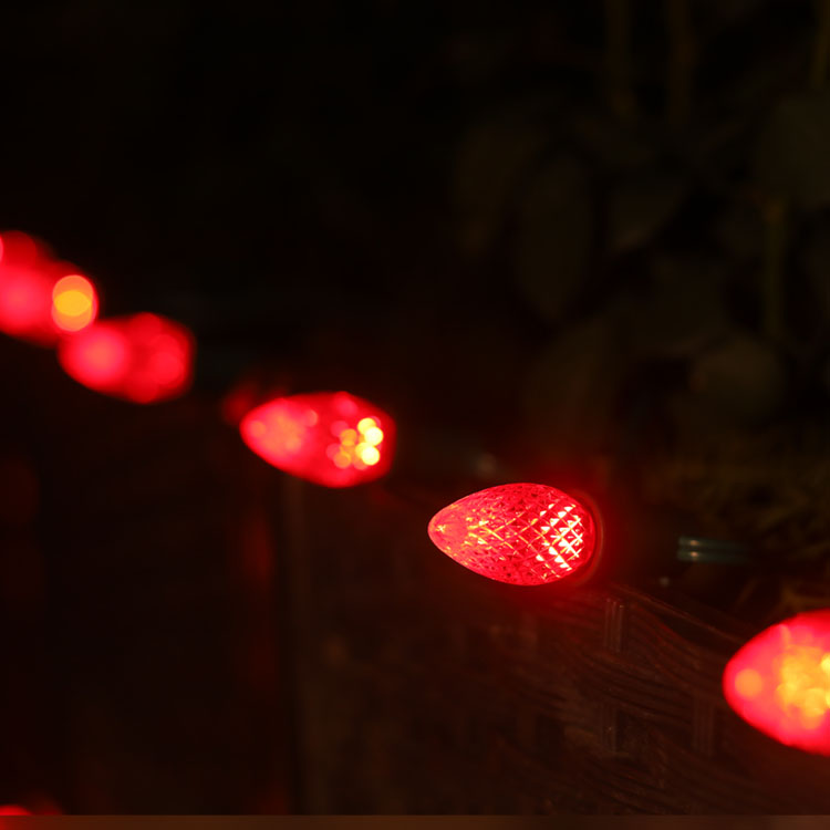 Bombillas de repuesto LED rojas impermeables para interiores y exteriores