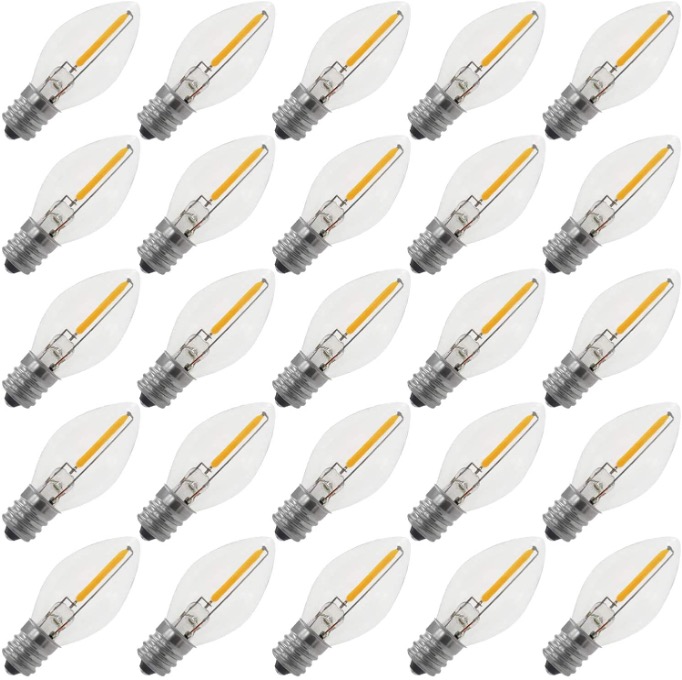 Bombillas LED de filamento C7 E12