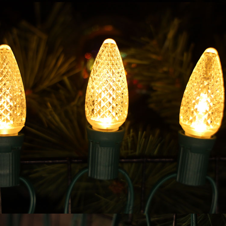 Bombillas de repuesto LED Minleon C9 E17 impermeables de color blanco cálido UL