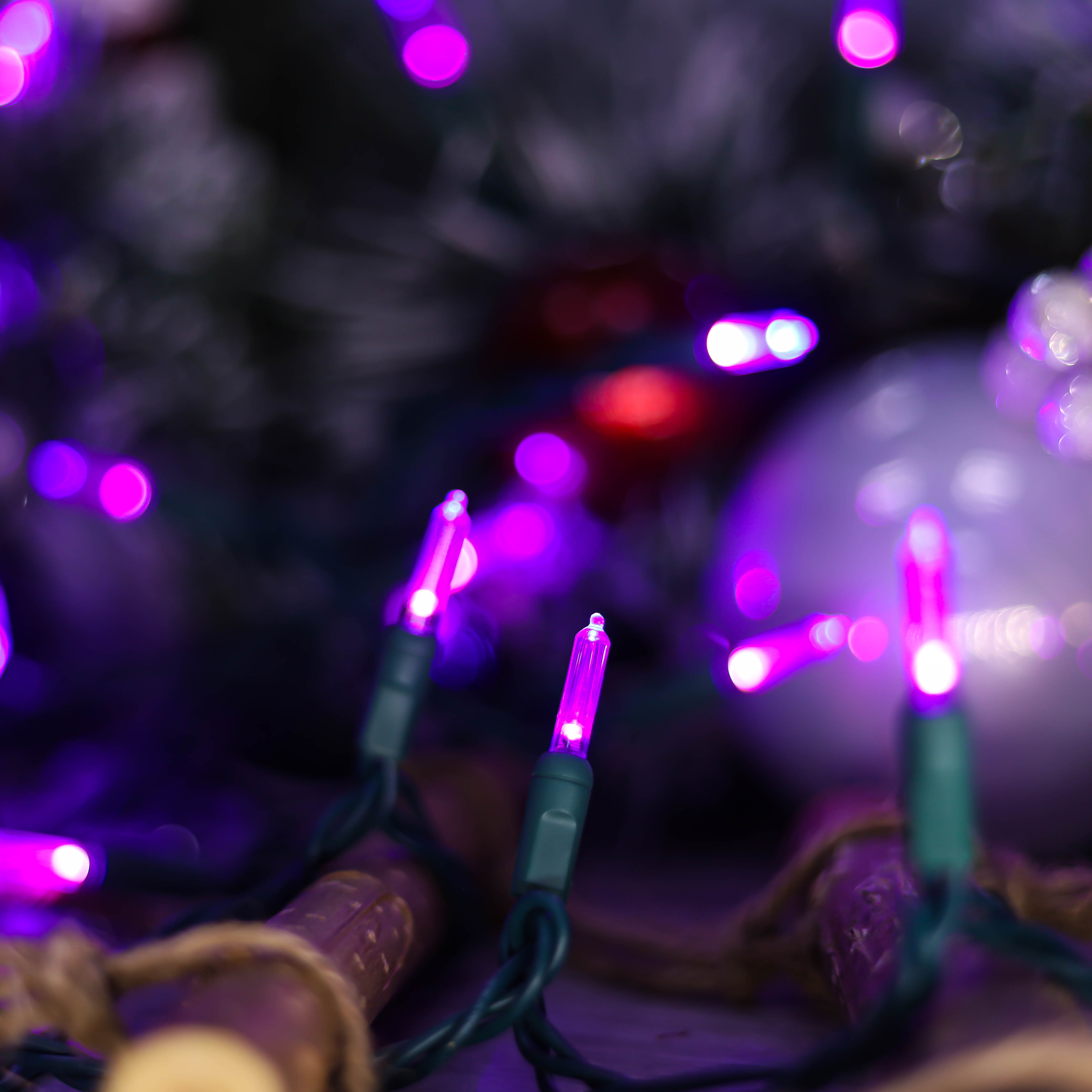 La secuencia de la UL T5 LED enciende la luz púrpura de Halloween de la luz de Navidad