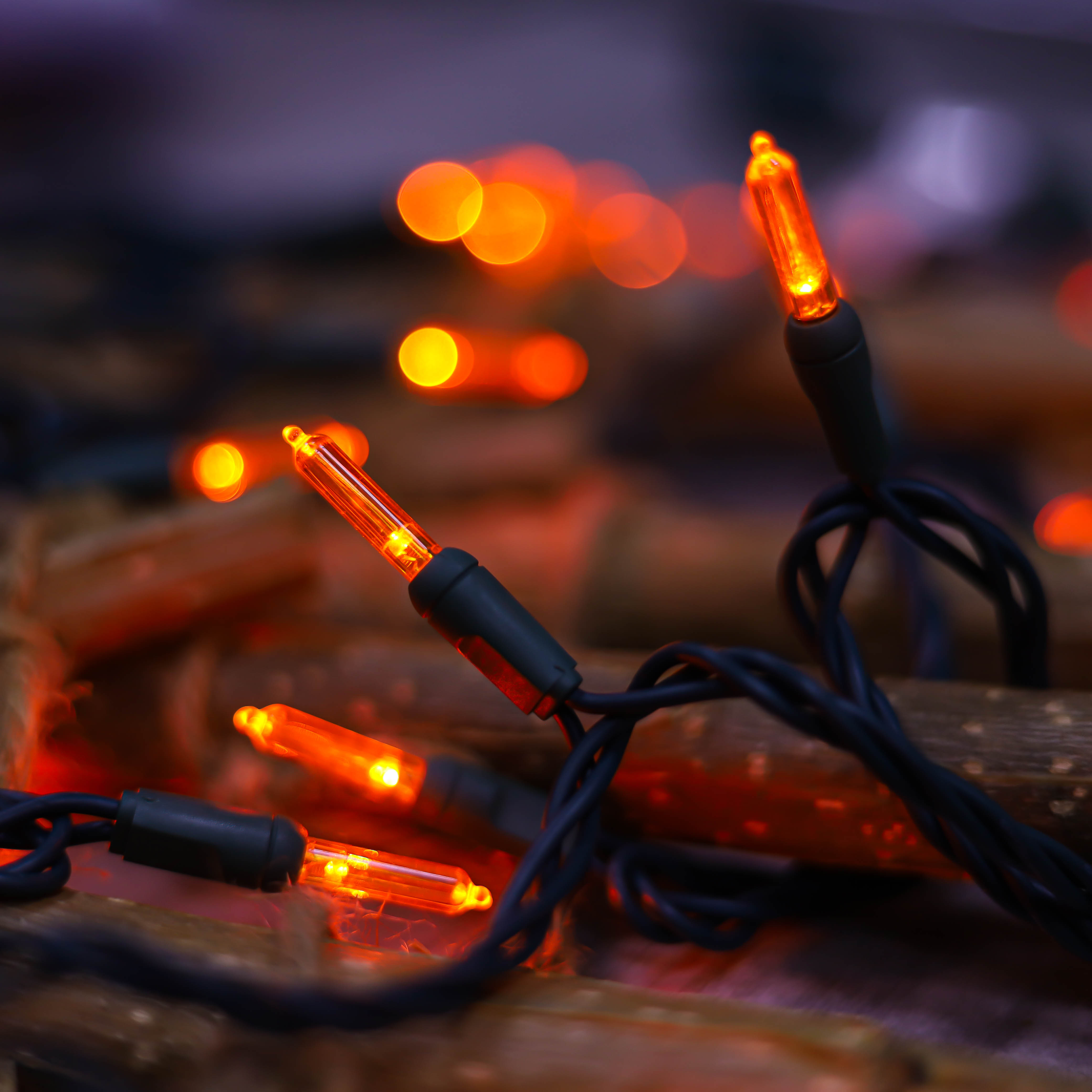 T5 Ul Orange Christmas LED Lights Lights