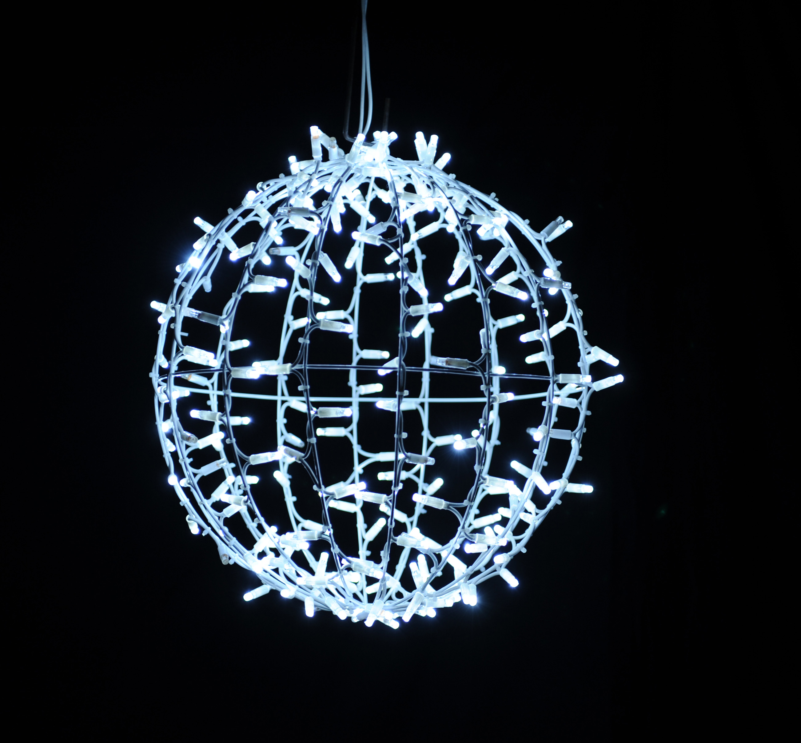Luces de motivo de esfera navideña impermeable