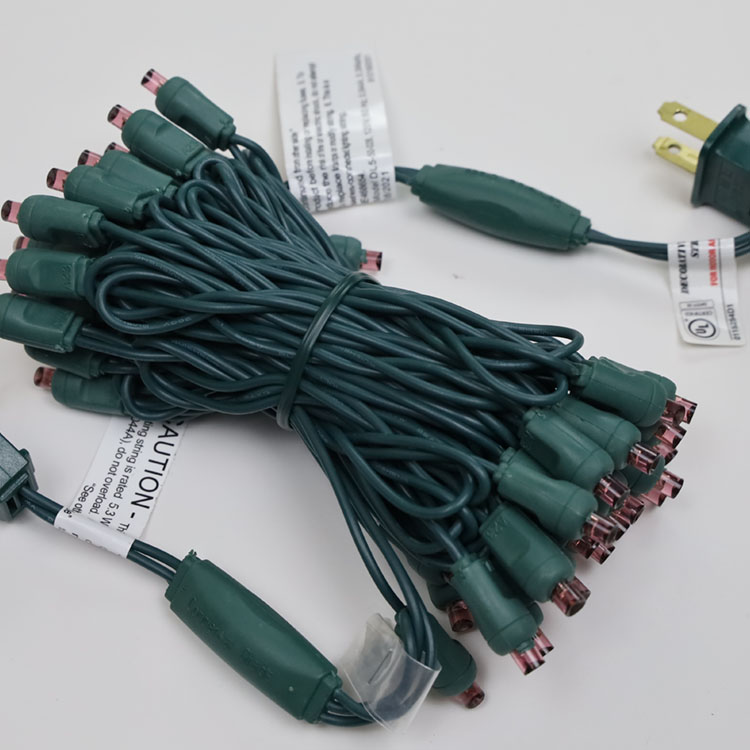 Mini luces granangulares púrpuras de la secuencia del LED de 5MM para la prenda impermeable certificada UL de Halloween