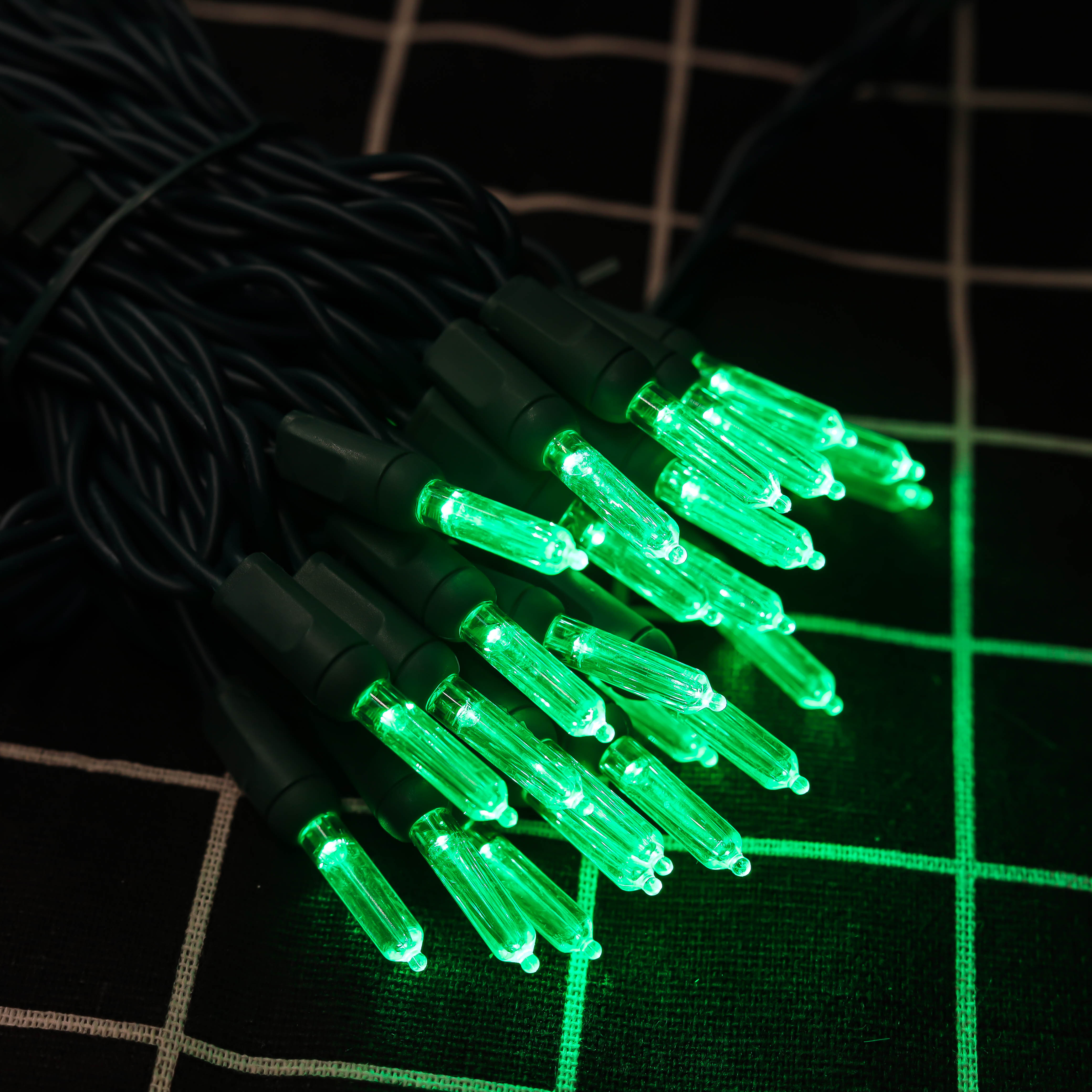 UL T5 luces de cuerda LED de Navidad verde
