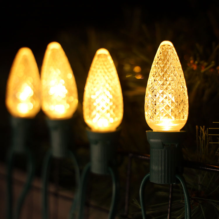 Bombillas de repuesto LED Minleon C9 E17 impermeables de color blanco cálido UL