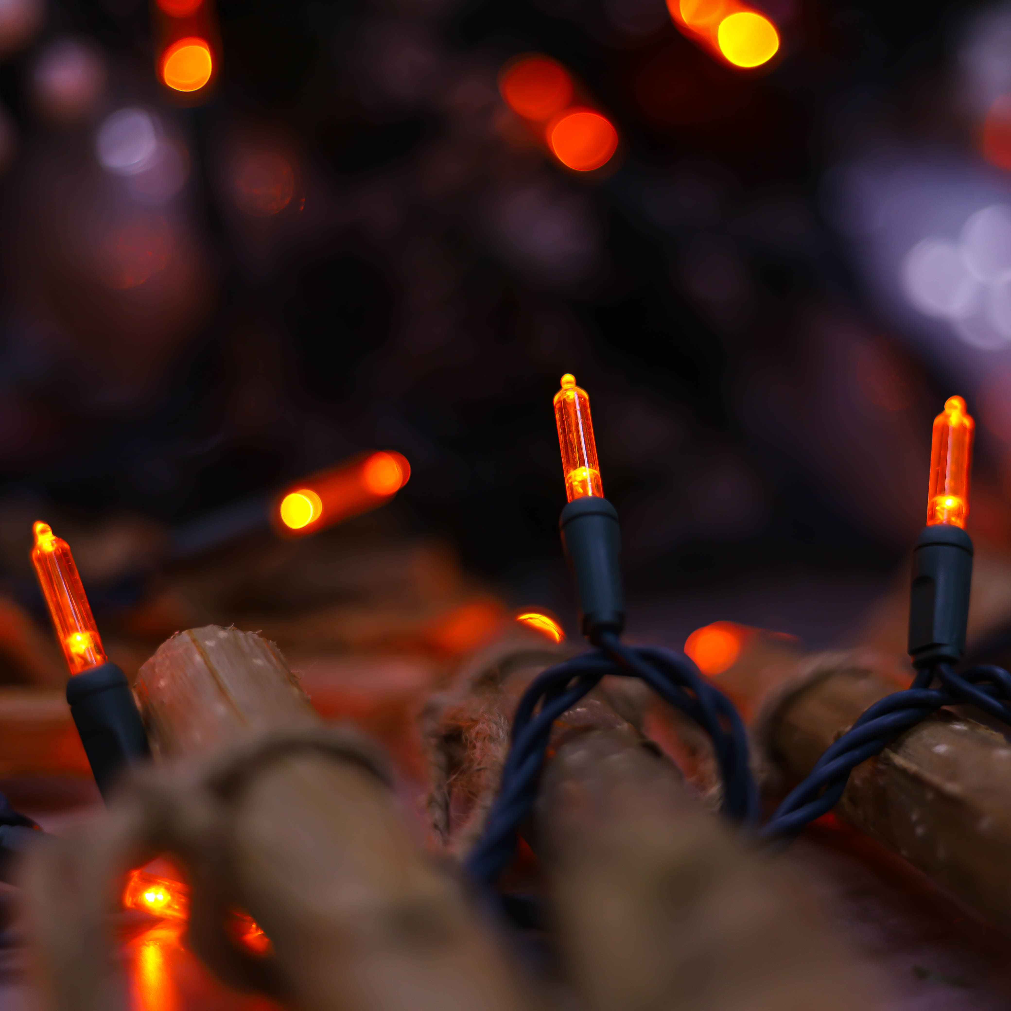 T5 Ul Orange Christmas LED Lights Lights