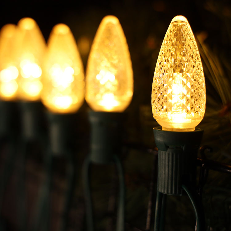 Bombillas de repuesto LED Minleon C9 E17 impermeables de color blanco cálido UL