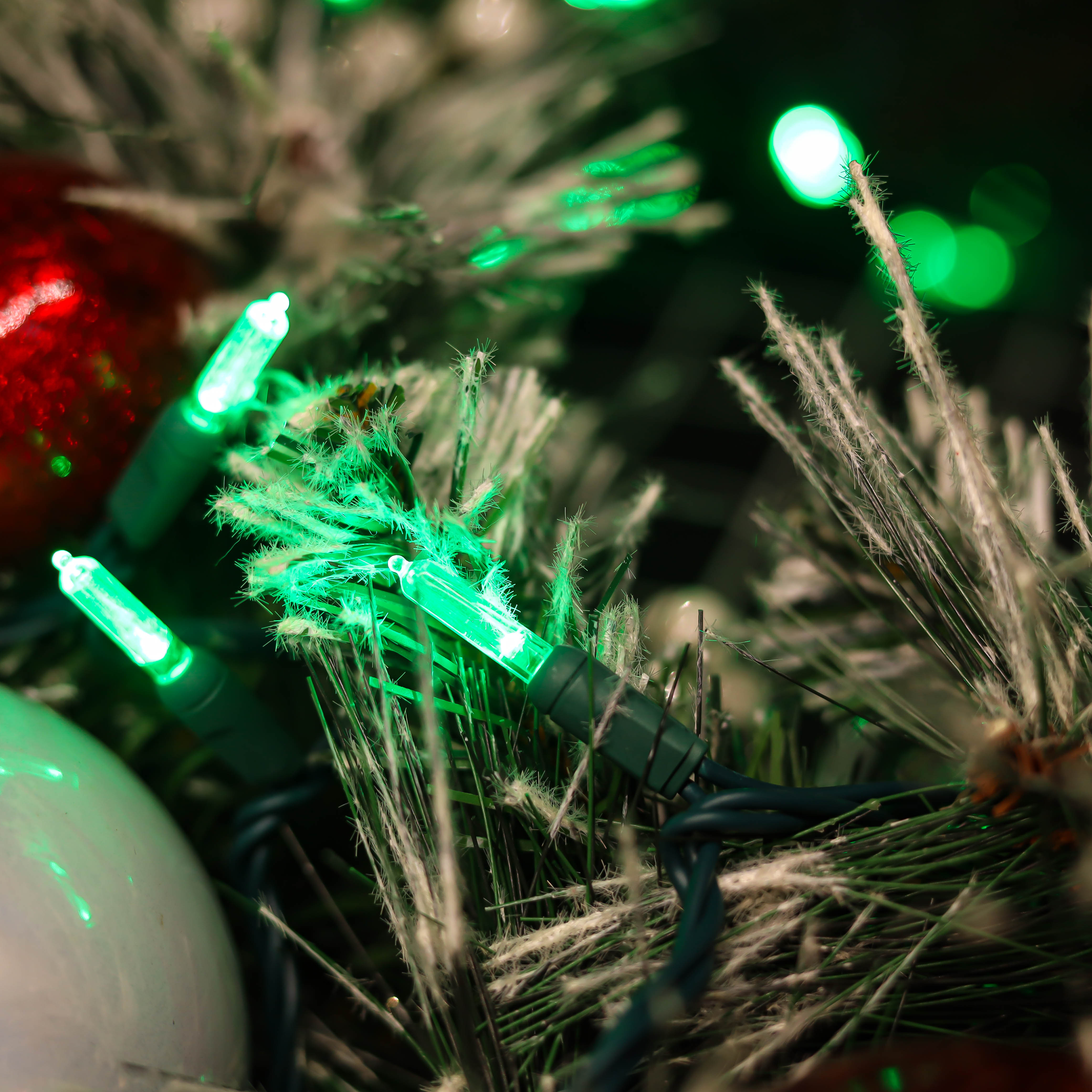 UL T5 luces de cuerda LED de Navidad verde