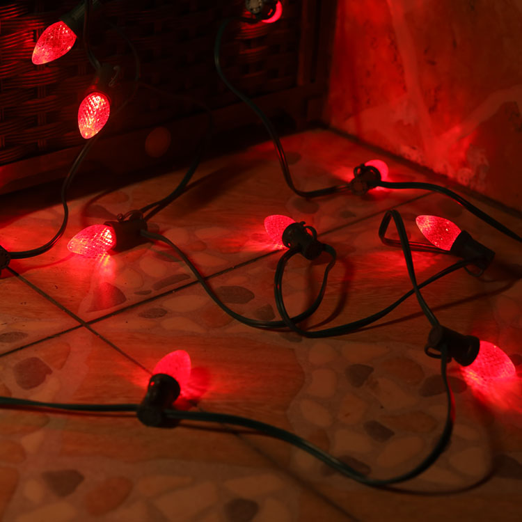 Bombillas de repuesto LED rojas impermeables para interiores y exteriores