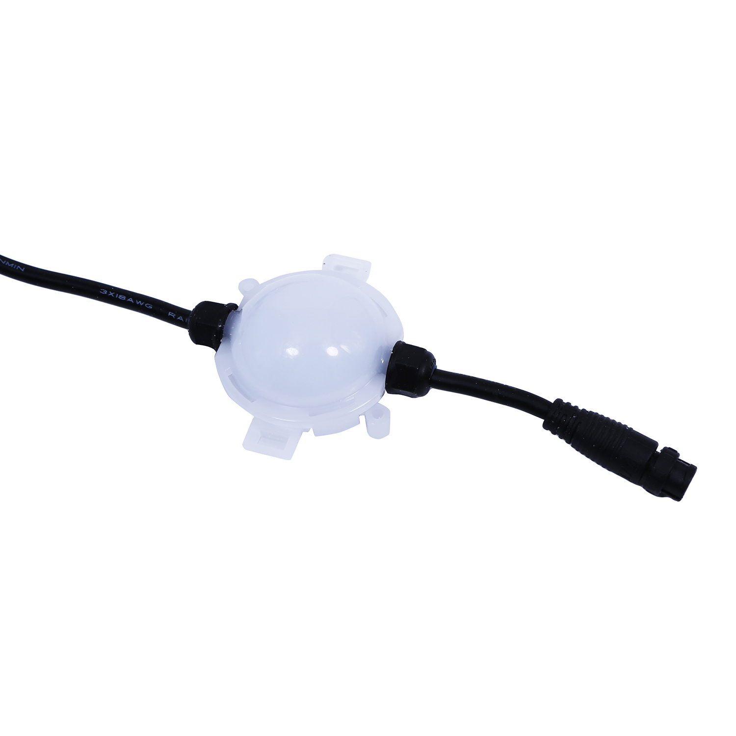 Luz de píxel de cúpula RGB impermeable de 24 V