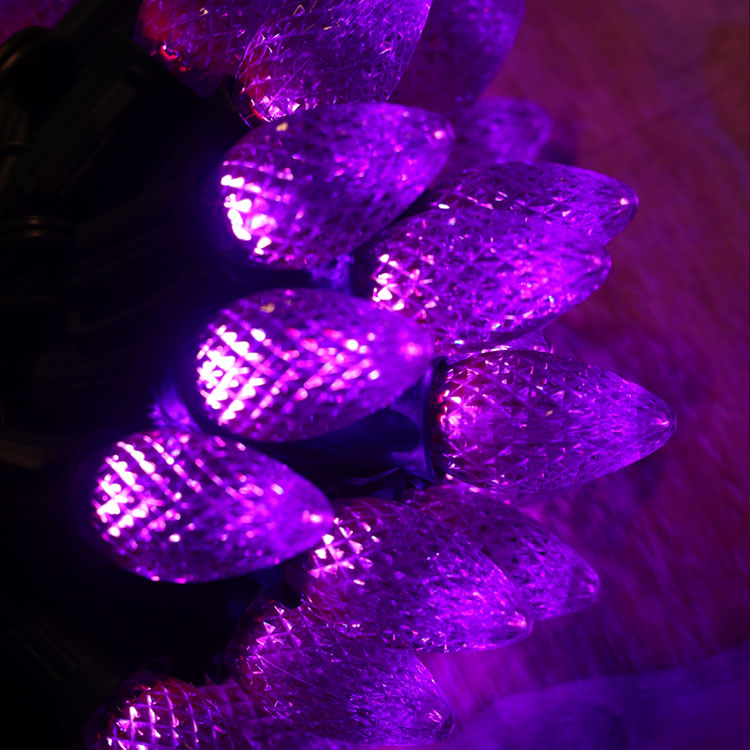 120V UL Purple C7 LED Bulbas de reemplazo