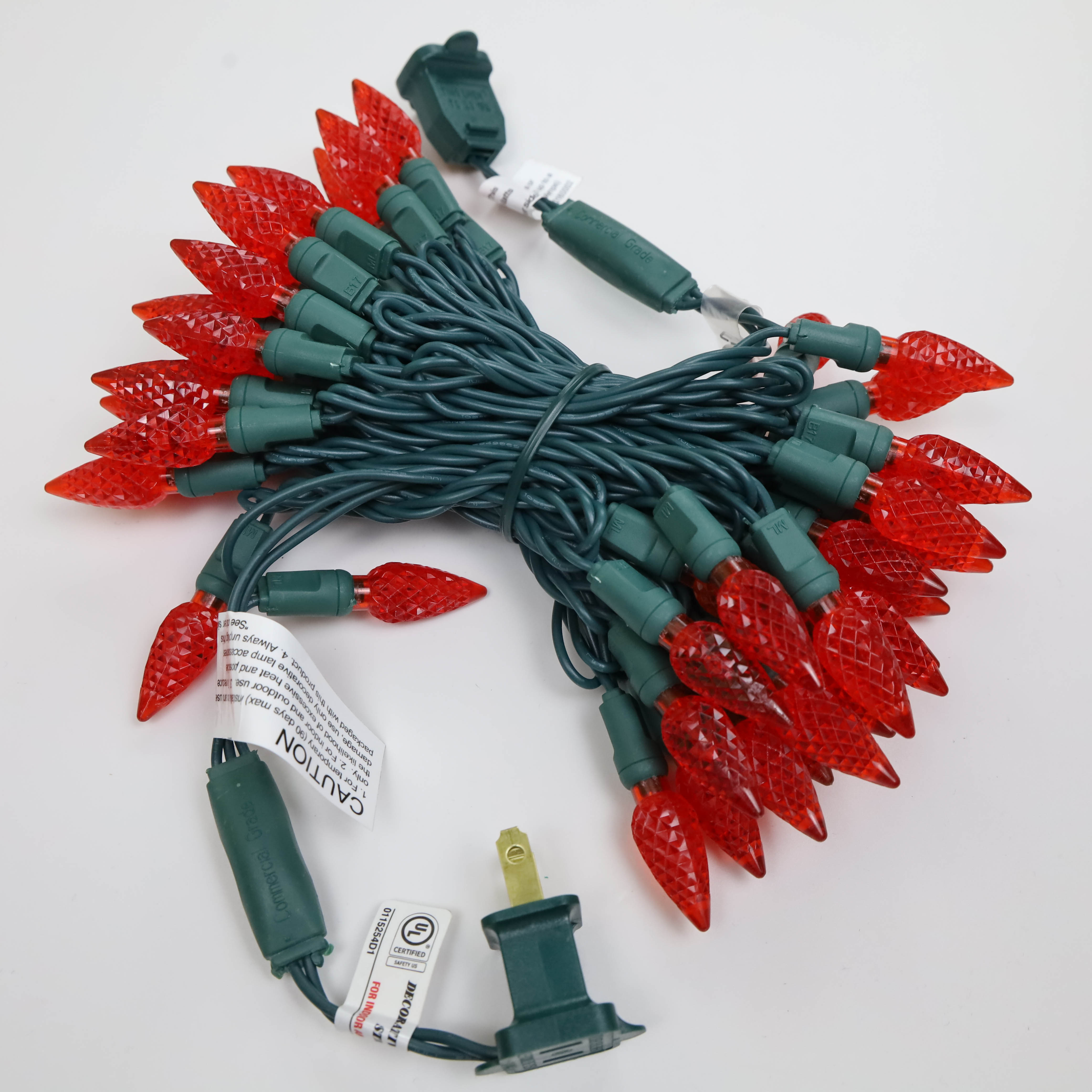 Luces LED de Navidad de 120V ul Red C3 de Navidad