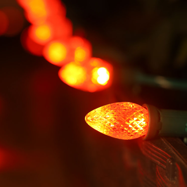 Bombillas LED de repuesto Minleon C7 naranja UL