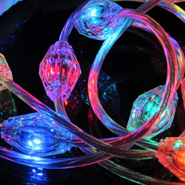 Luces de diamante RGB 12V DC SMD3535 Luces de píxeles Luces SPI IP65