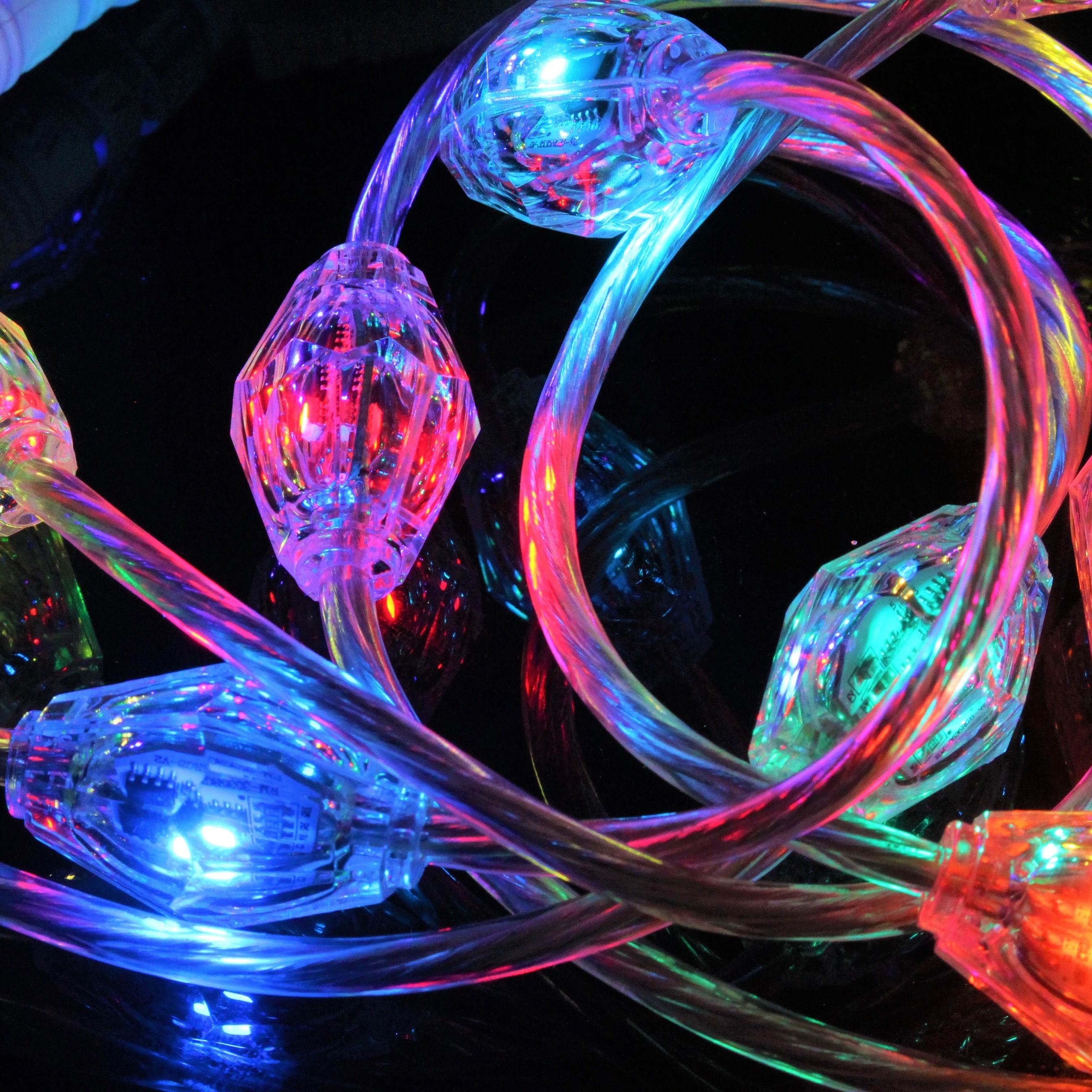 Luces de diamante RGB 12V DC SMD3535 Luces de píxeles Luces SPI IP65