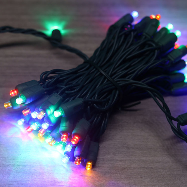 Juego de miniguirnaldas de luces LED de 5 mm UL Luces navideñas LED múltiples UL