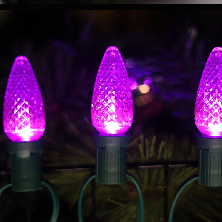 UL C9 Bulbas LED Purple Halloween