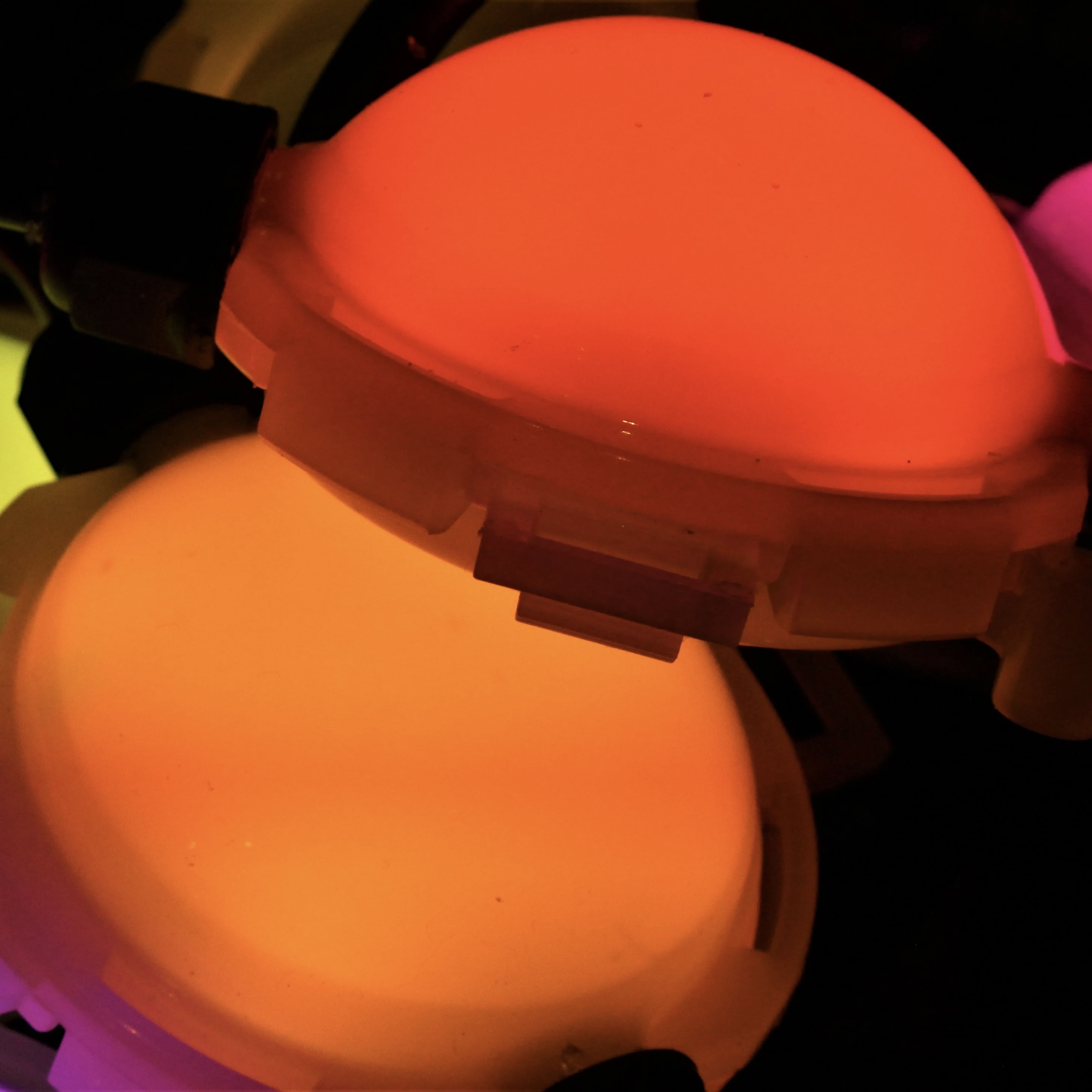 Luz de píxel de cúpula RGB impermeable de 24 V