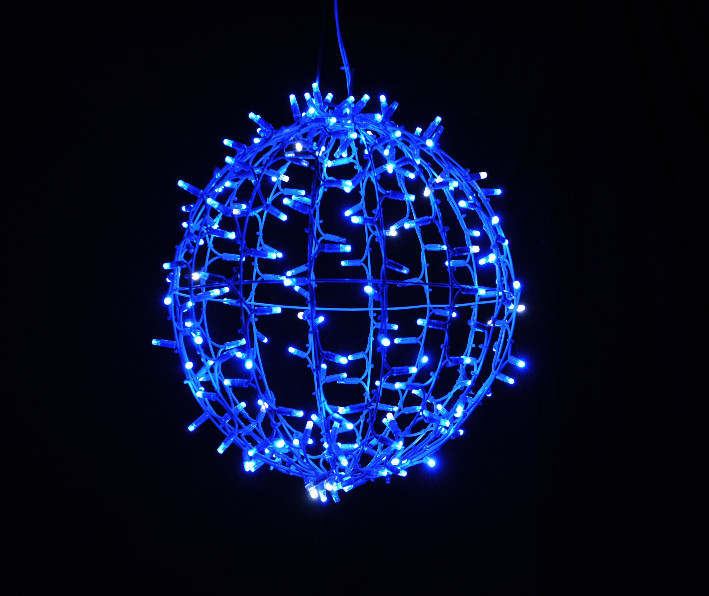 Luces de motivo de esfera navideña al aire libre