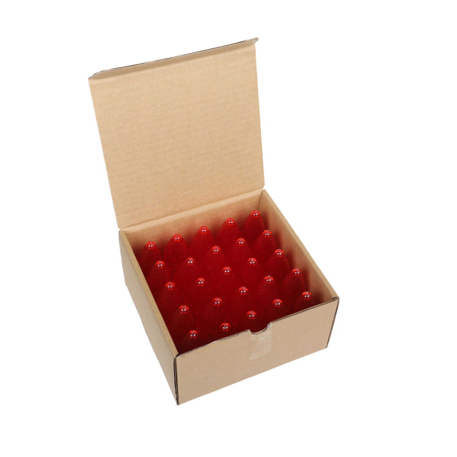 Bombillas LED de repuesto navideñas Minleon C9 LED rojo 