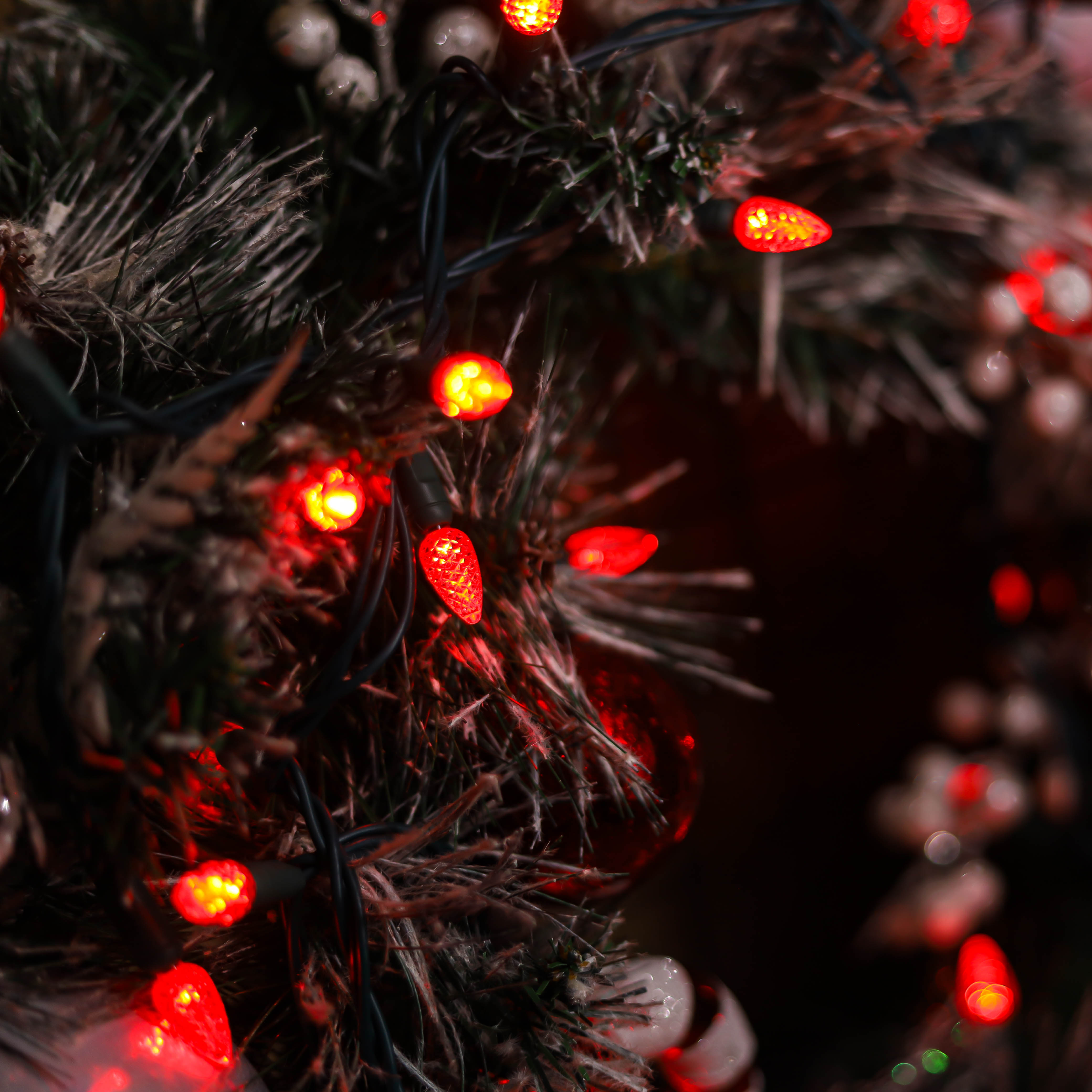 Luces LED de Navidad de 120V ul Red C3 de Navidad