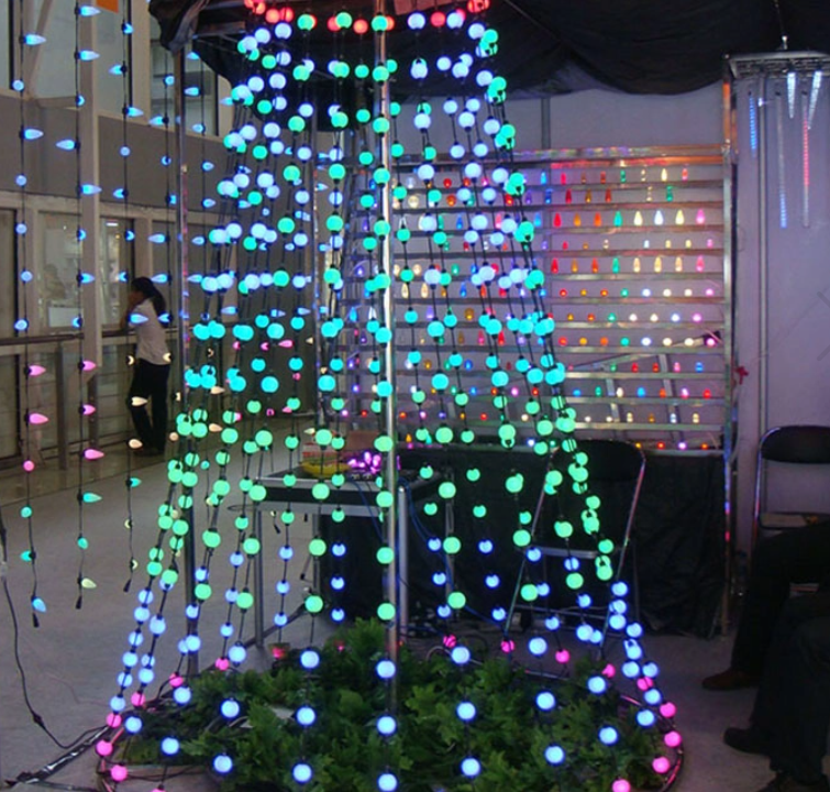 Cadena de luces DMX IP66 RGB Triklit