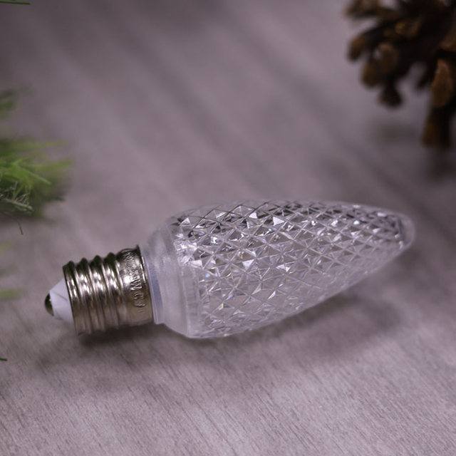 Los bulbos del reemplazo de C9 Minleon LED refrescan la prenda impermeable blanca de la UL del bulbo de la Navidad