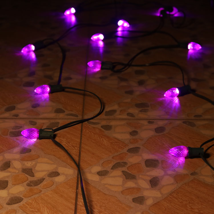 120V UL Purple C7 LED Bulbas de reemplazo