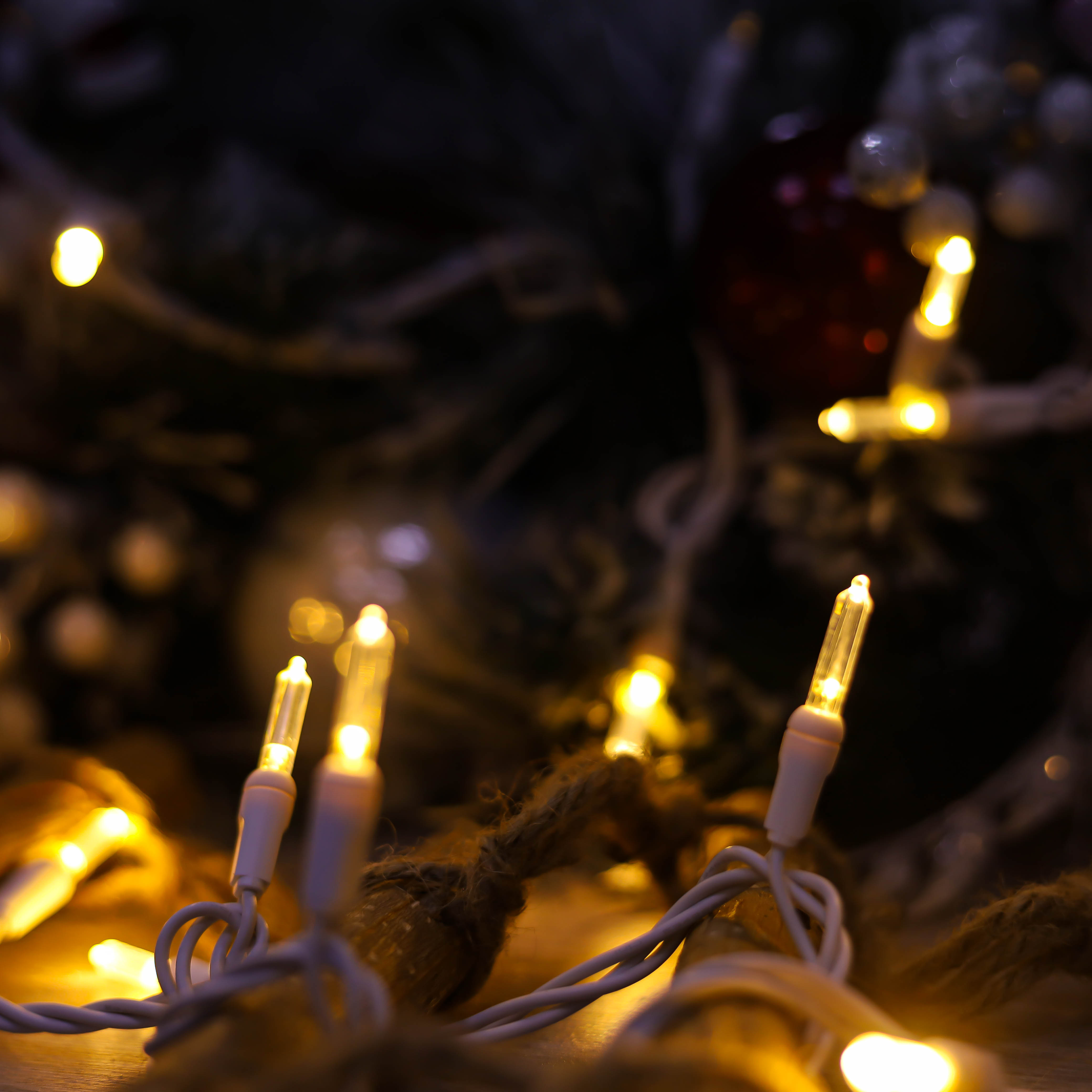 T5 Luces LED de Navidad blanca tibia de T5