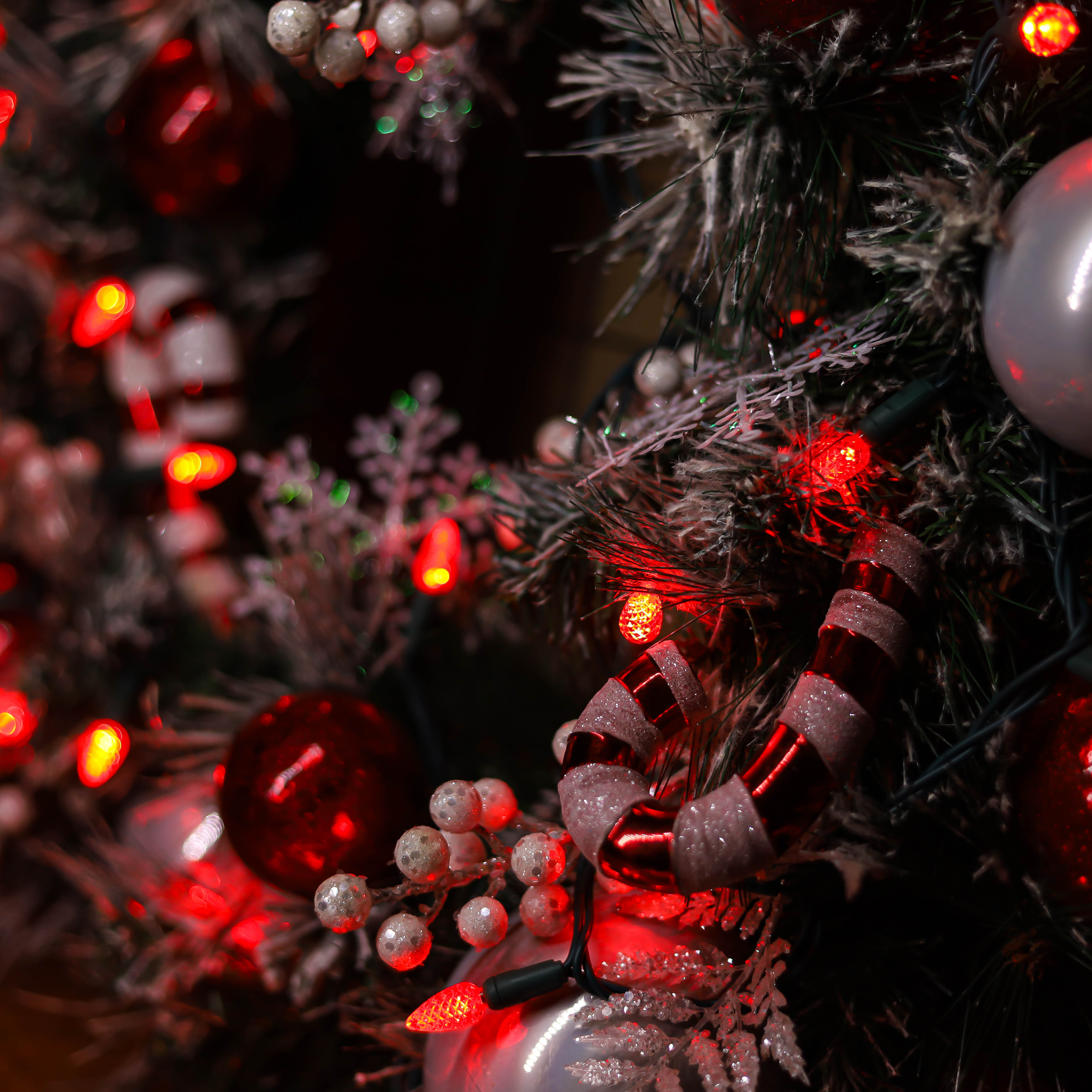 Luces LED de Navidad de 120V ul Red C3 de Navidad