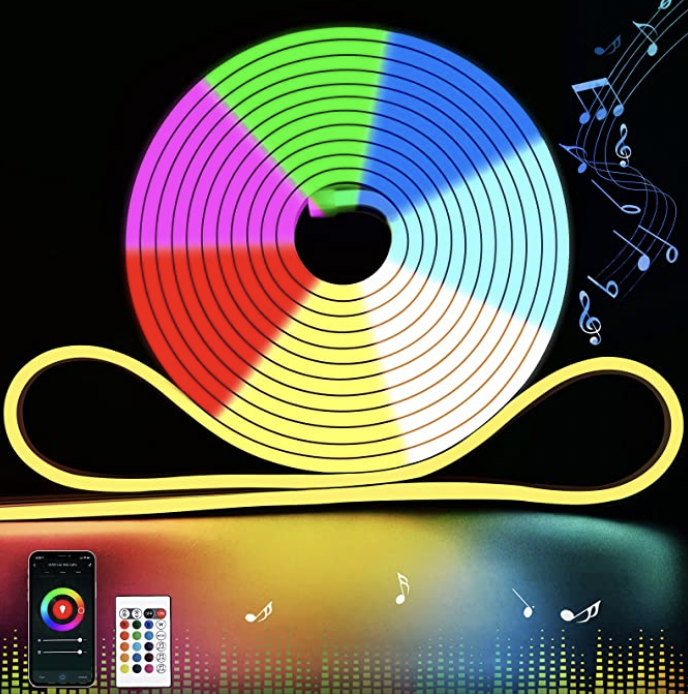 Luz de cuerda de neón RGB de 12 V