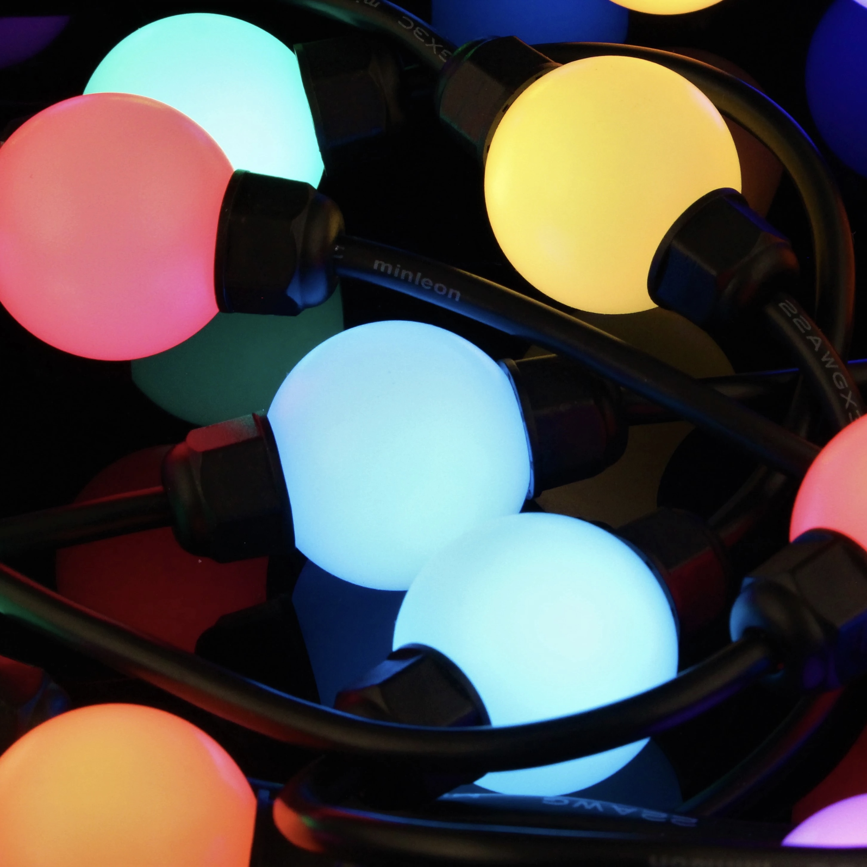 Luces de decoración al aire libre rgb g28 triklit