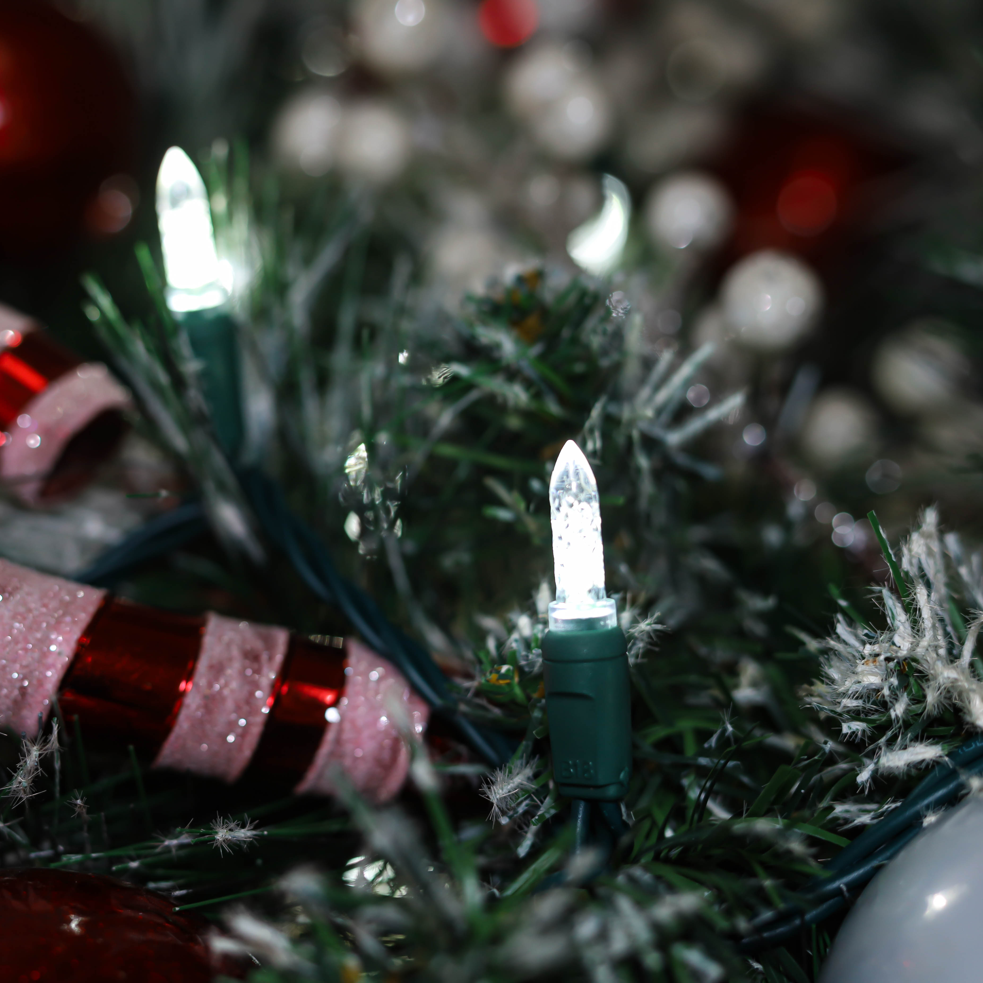 M5 ul luces LED de Navidad blanca fría