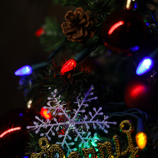 La secuencia de la UL C3 LED enciende la luz de Navidad del multicolor al aire libre