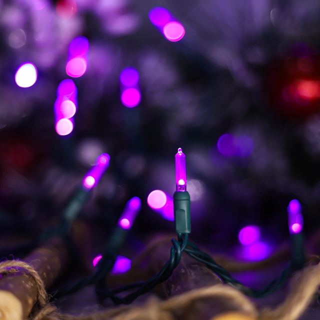 La secuencia de la UL T5 LED enciende la luz púrpura de Halloween de la luz de Navidad