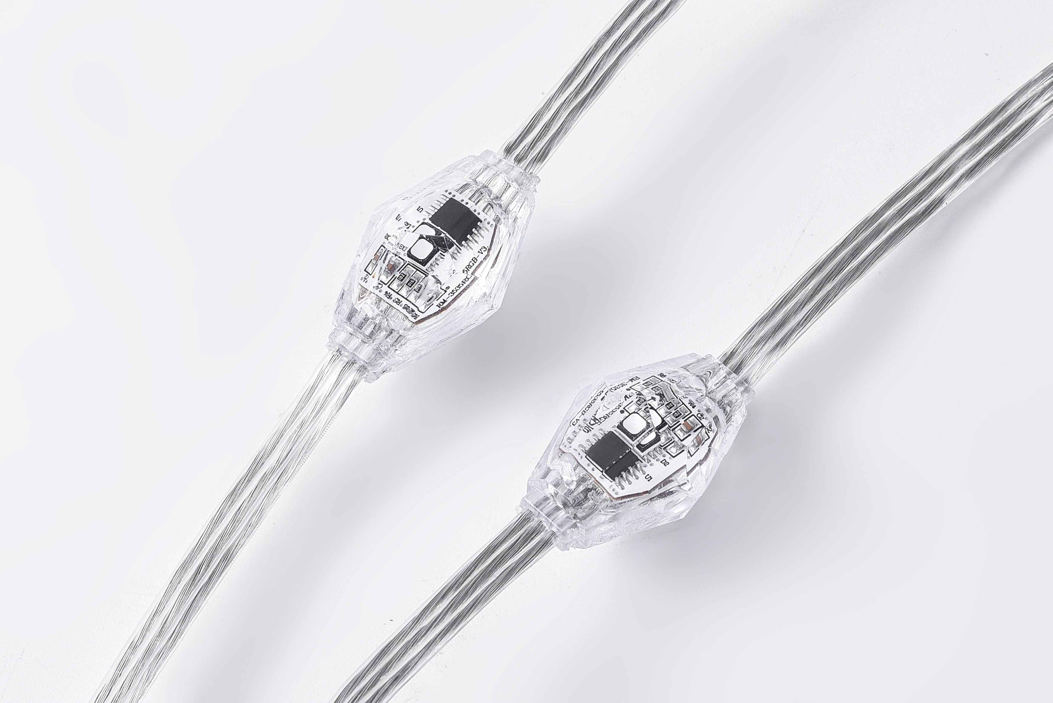 Luces de diamante RGB 12V DC SMD3535 Luces de píxeles Luces SPI IP65