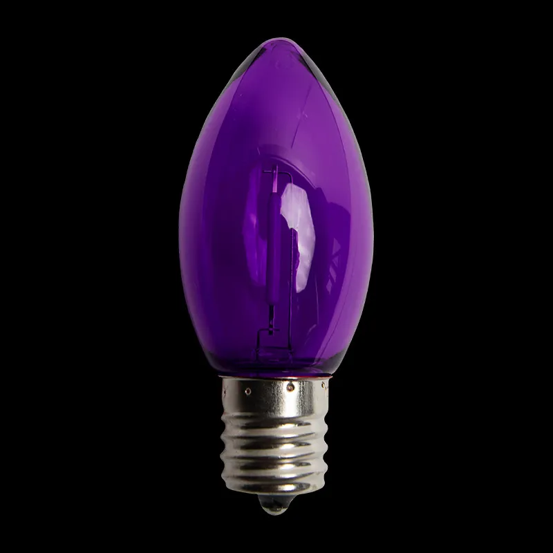 Bombilla de filamento LED C9 – Púrpura