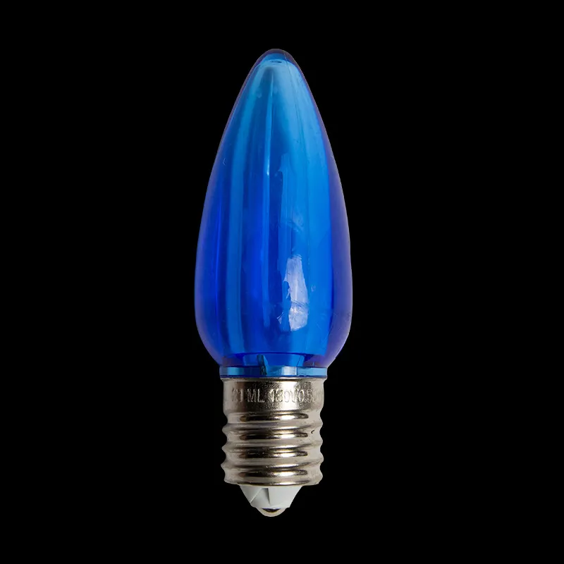 Bombilla LED C9 Transparente Azul