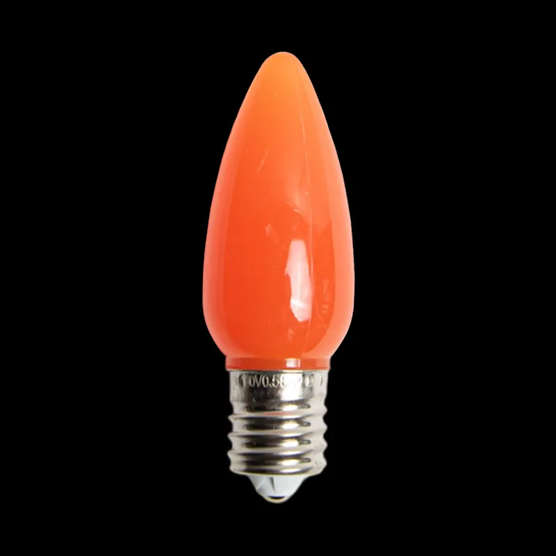 Bombilla LED C9 Opaca Naranja
