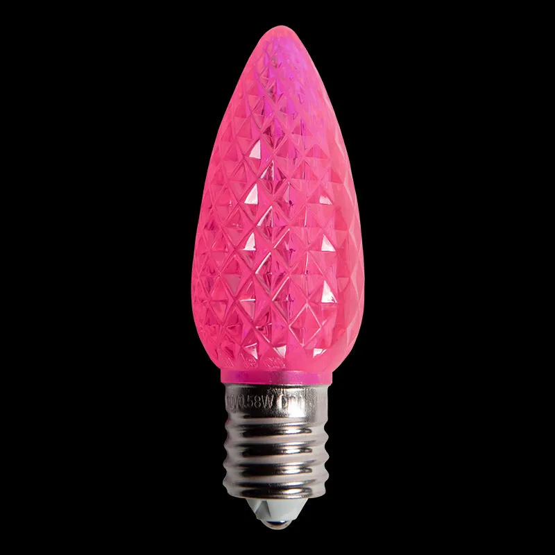 Bombilla LED Facetada C9 V2 – Rosa