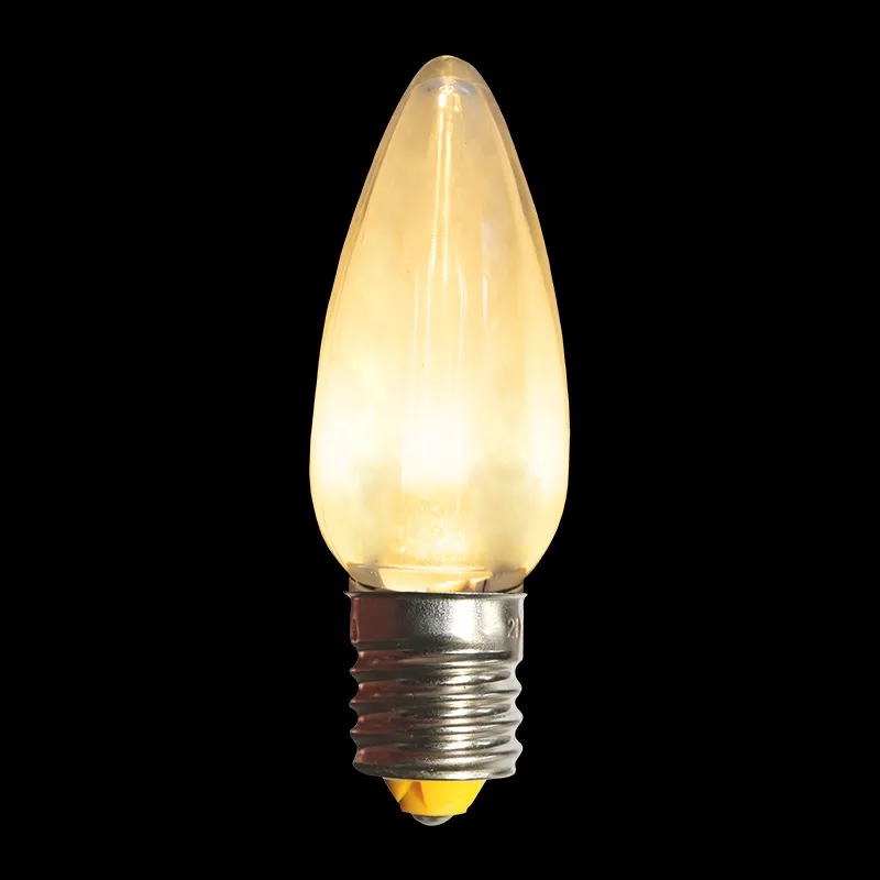 Bombilla LED C9 Transparente Blanco Cálido Sol