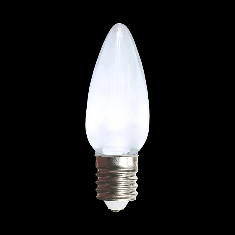 Bombilla LED C9 Transparente Blanco Frío